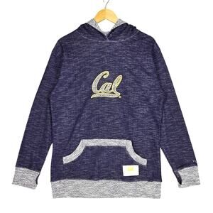 CAL BERKELEY NUYUU STATE OF MIND HOODIE SWEATSHIRT– NAVY/GRAY – MEN’S LARGE